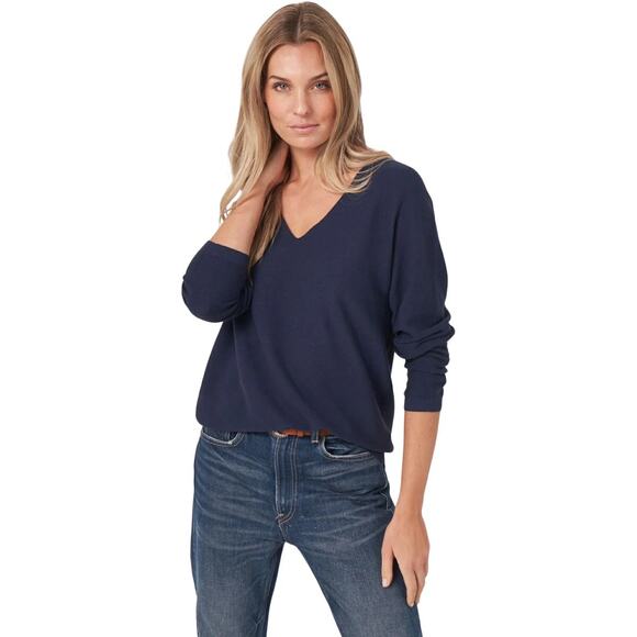 Ryllace Black Cashmere Sweater V-neck plus 1x - Picture 1 of 6